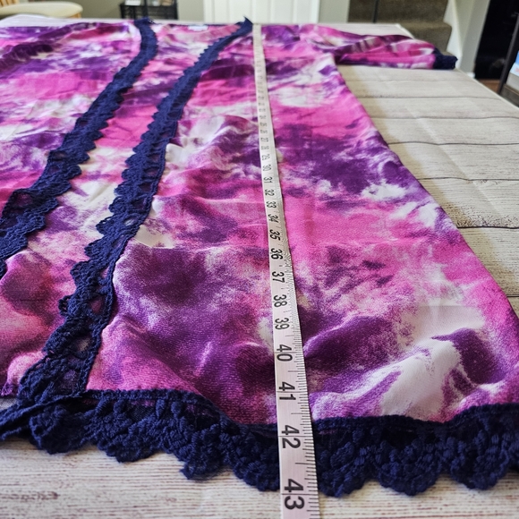 LuLaRoe Multi Color Semi-sheer Duster Size Small - Picture 9 of 10